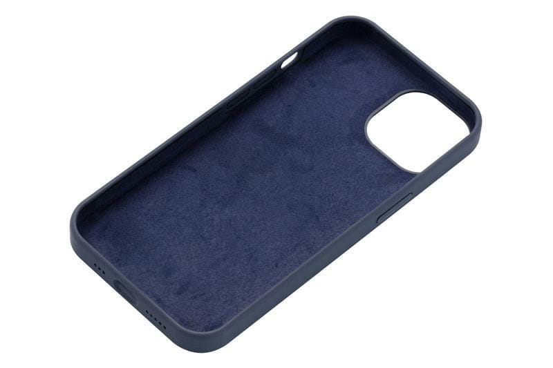 Чeхол-накладка 2E Liquid Silicone для Apple iPhone 13 Midnight Blue (2E-IPH-13-OCLS-MB)