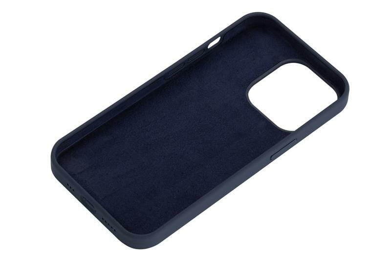 Чeхол-накладка 2E Liquid Silicone для Apple iPhone 13 Pro Midnight Blue (2E-IPH-13PR-OCLS-MB)