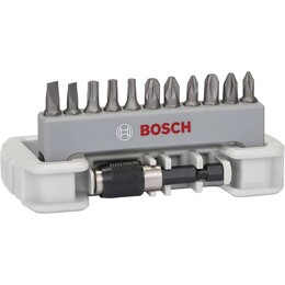 Набор бит Bosch Professional SL,PH,PZ,T, 25 мм, 11шт, магнитный держатель (2.608.522.130)