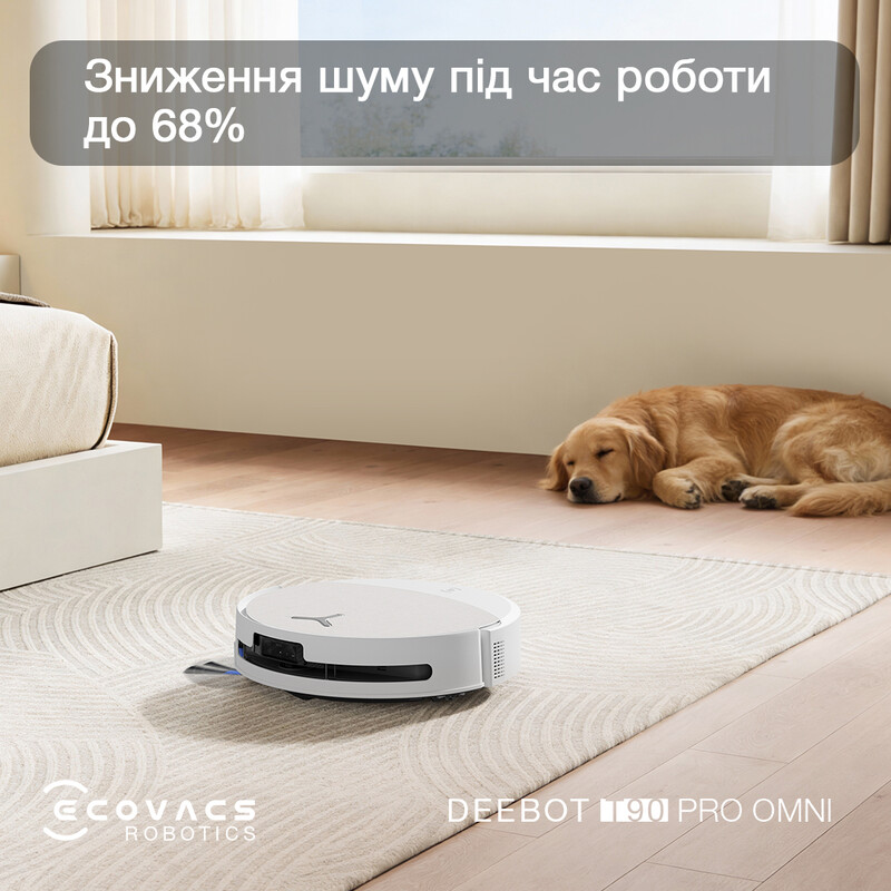 Робот-пилосос Ecovacs Deebot T90 Pro Omni White (DEX95)