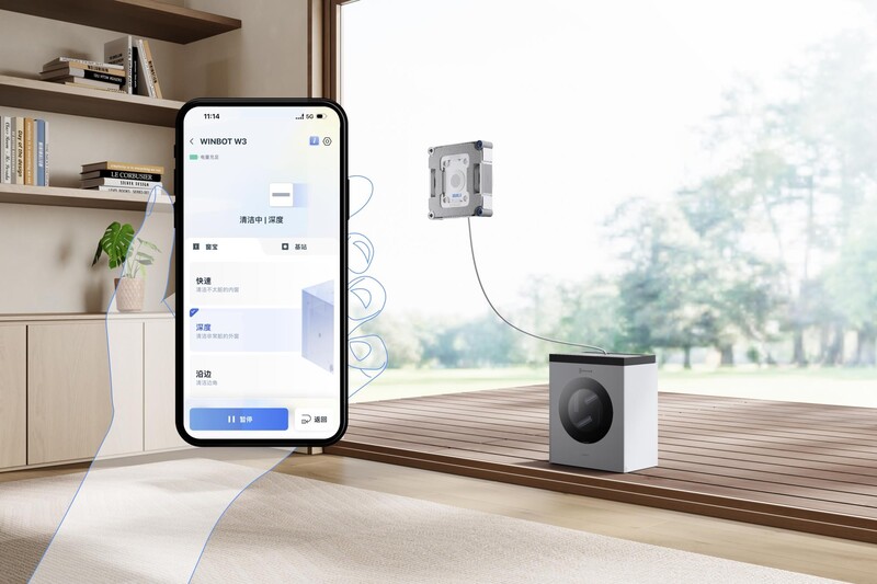 Робот для миття вікон Ecovacs Winbot W3 Omni (WG858-07)