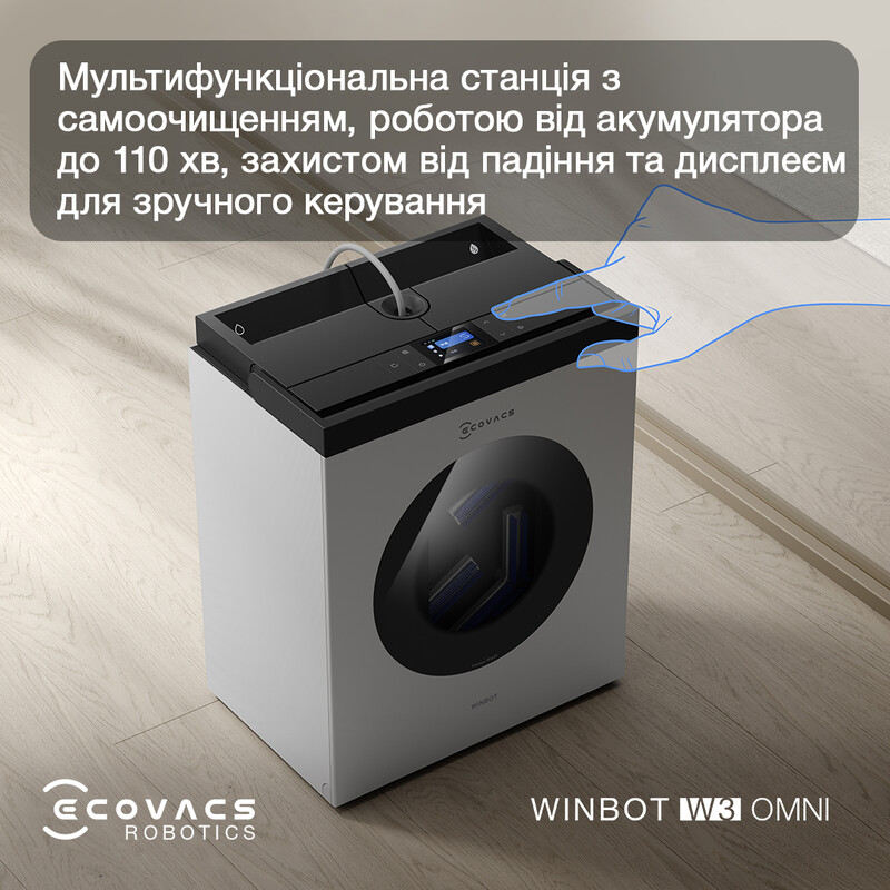 Робот для миття вікон Ecovacs Winbot W3 Omni (WG858-07)