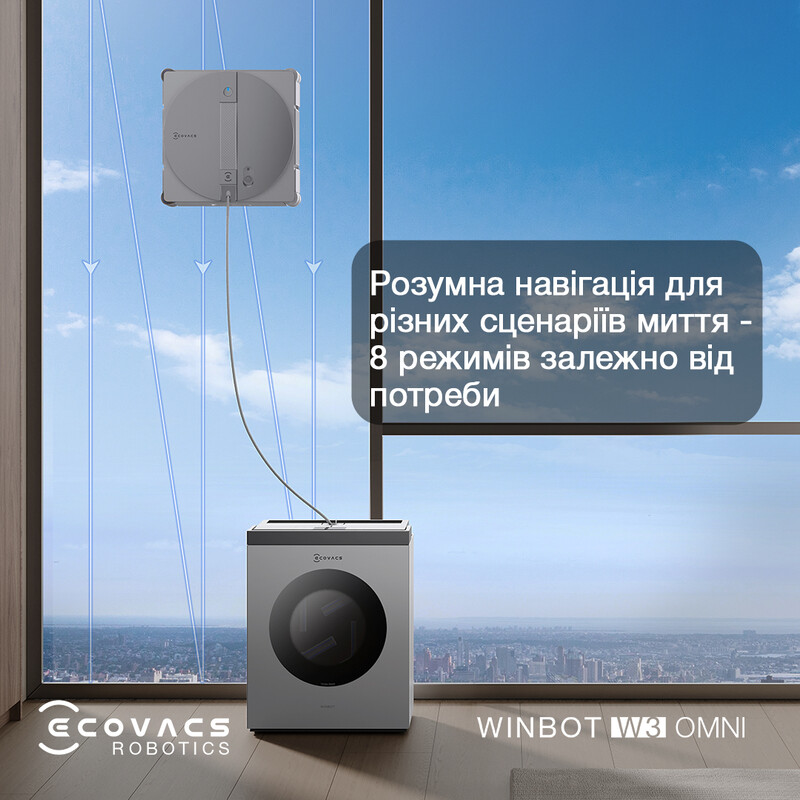 Робот для миття вікон Ecovacs Winbot W3 Omni (WG858-07)