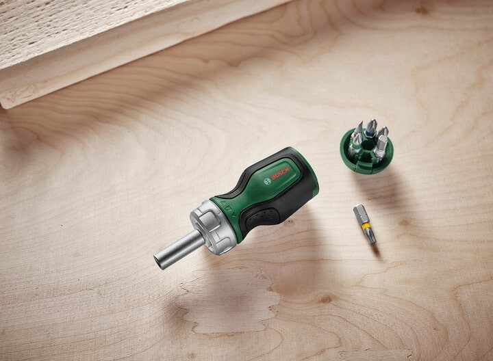 Отвертка Bosch с трещоткой, 6 насадок (1.600.A02.7PK)