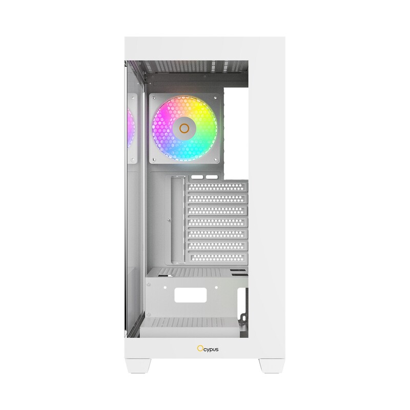 Корпус Ocypus Gamma C72 ARGB White (GAMMA-C72-WHD400XX-GL)