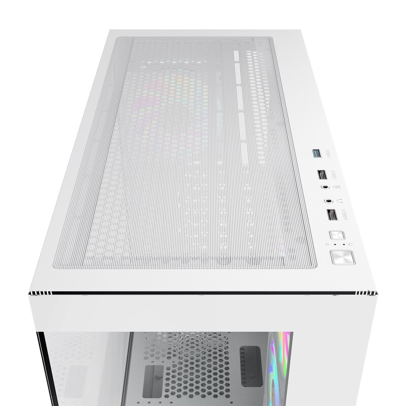 Корпус Ocypus Gamma C72 ARGB White (GAMMA-C72-WHD400XX-GL)