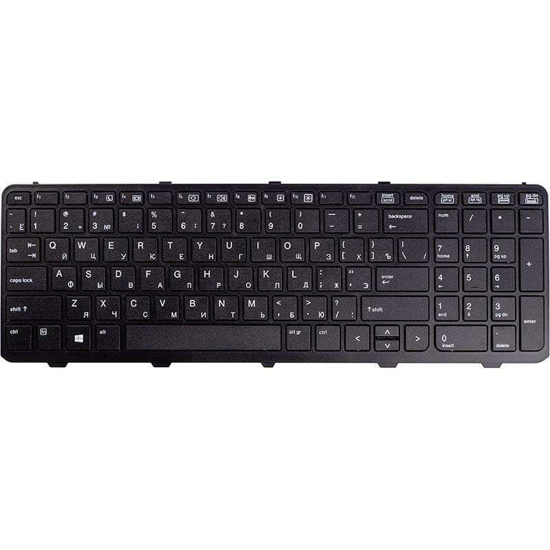 Клавиатура PowerPlant для ноутбука HP Probook 450, 450 G1, 455 черный, черный фрейм (KB310743)
