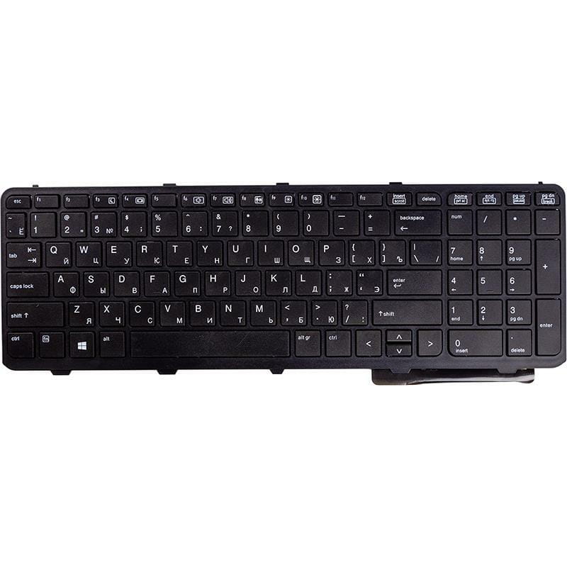Клавиатура PowerPlant для ноутбука HP ProBook 650 G1 черный, черный фрейм (KB310750)