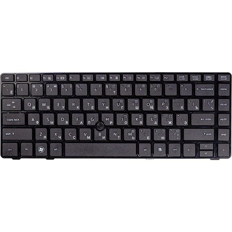 Клавиатура PowerPlant для ноутбука HP Elitebook 8460P, ProBook 6460b черный, черный фрейм (KB310780)
