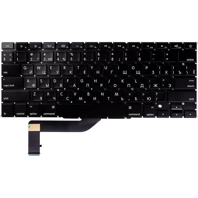 Клавиатура PowerPlant для ноутбука Apple MacBook Pro Retina 15" 1398 черный, без фрейма (KB310721)