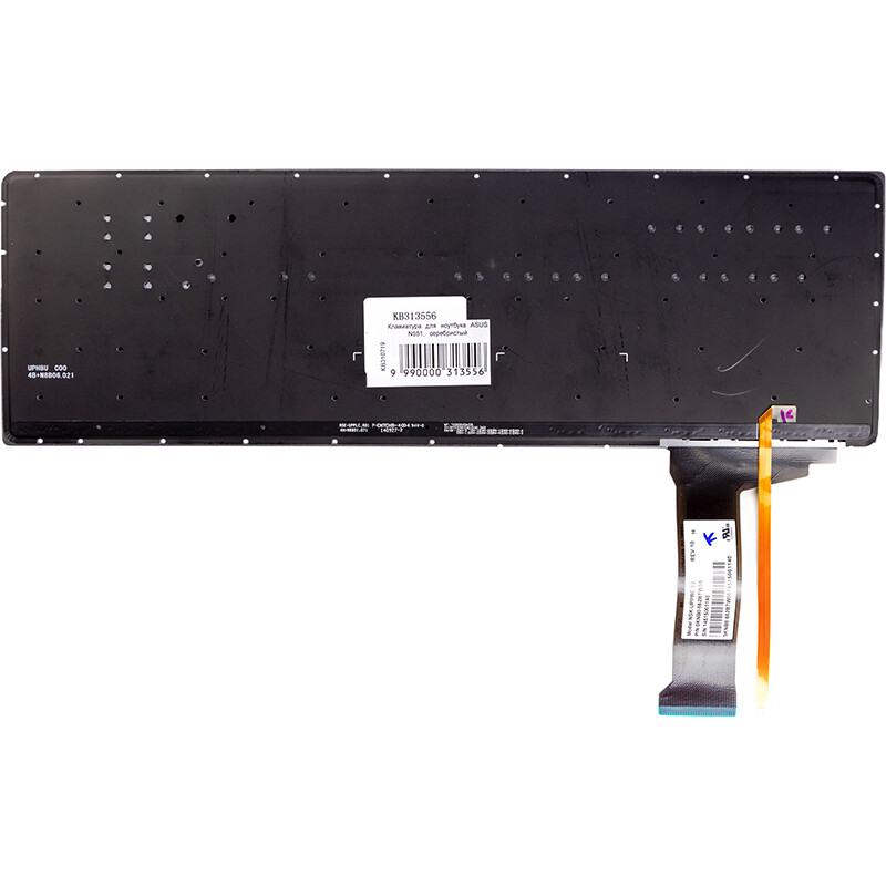 Клавіатура PowerPlant для ноутбука Asus N551, N551JQ сріблястий, без фрейма (KB310719)