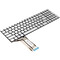 Фото - Клавіатура PowerPlant для ноутбука Asus N551, N551JQ сріблястий, без фрейма (KB310719) | click.ua