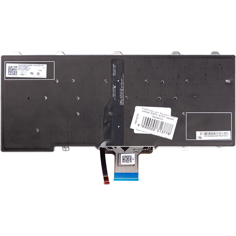 Клавиатура PowerPlant для ноутбука Dell Latitude E5270, E7270 черный, подсветка (KB310775)