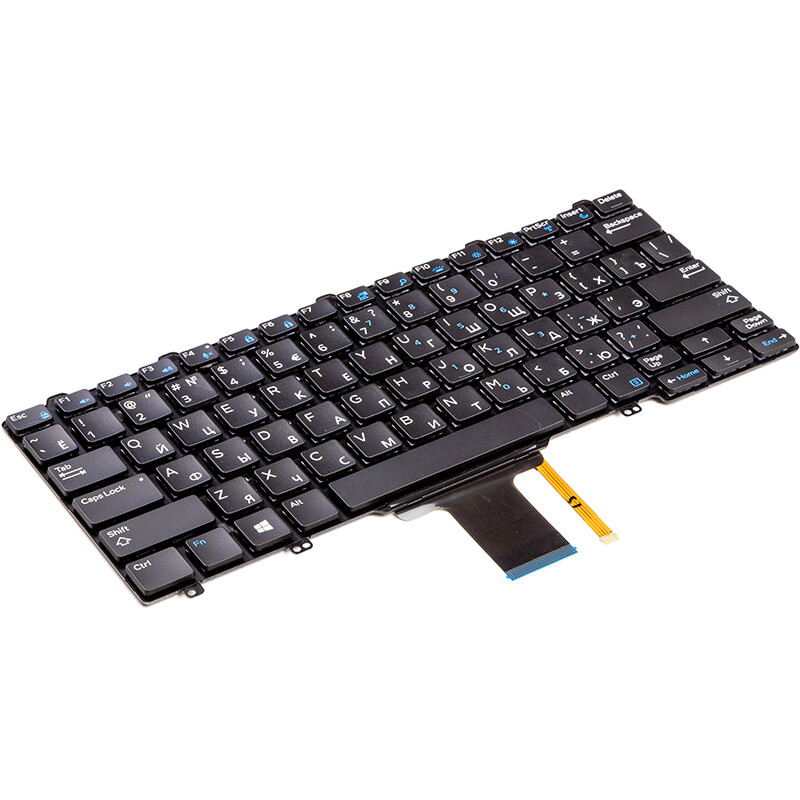 Клавиатура PowerPlant для ноутбука Dell Latitude E5270, E7270 черный, подсветка (KB310775)