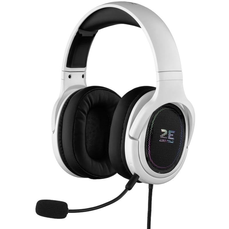 Гарнітура 2E Gaming HG330 RGB 7.1 White (2E-HG330WT-7.1)