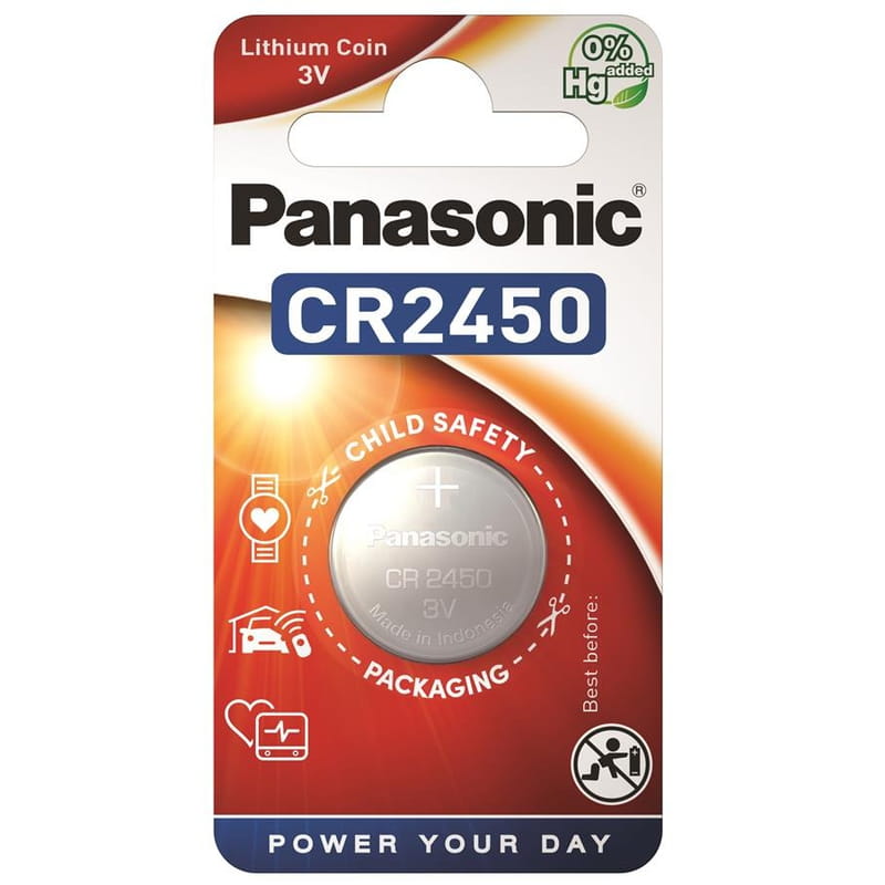 Батарейка Panasonic CR 2450 BL 1шт