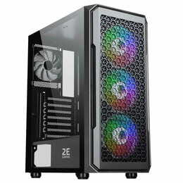 Корпус 2E Gaming Hexagon Black (2E-G338) без БЖ