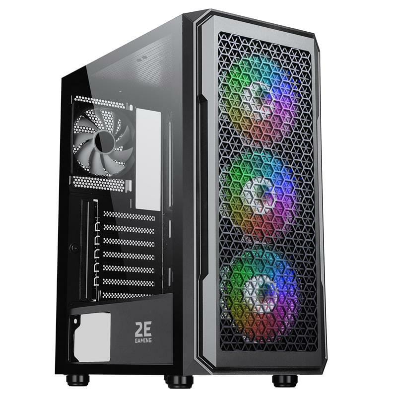 Корпус 2E Gaming Hexagon Black (2E-G338) без БЖ