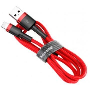 Кабель Baseus Cafule USB-Lightning, 2м Red-Red (CALKLF-C09)