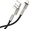 Фото - Кабель Baseus Cafule Metal USB-Lightning, 1м Black (CALJK-A01) | click.ua