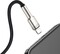 Фото - Кабель Baseus Cafule Metal USB-Lightning, 1м Black (CALJK-A01) | click.ua