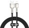 Фото - Кабель Baseus Cafule Metal USB-Lightning, 1м Black (CALJK-A01) | click.ua