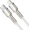 Фото - Кабель Baseus Cafule Metal USB-C-Lightning, 2м White (CATLJK-B02) | click.ua