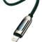 Фото - Кабель Baseus Display Fast Charging USB Type-C - Lightning (M/M), 20 W, 1 м, Green (CATLSK-06) | click.ua