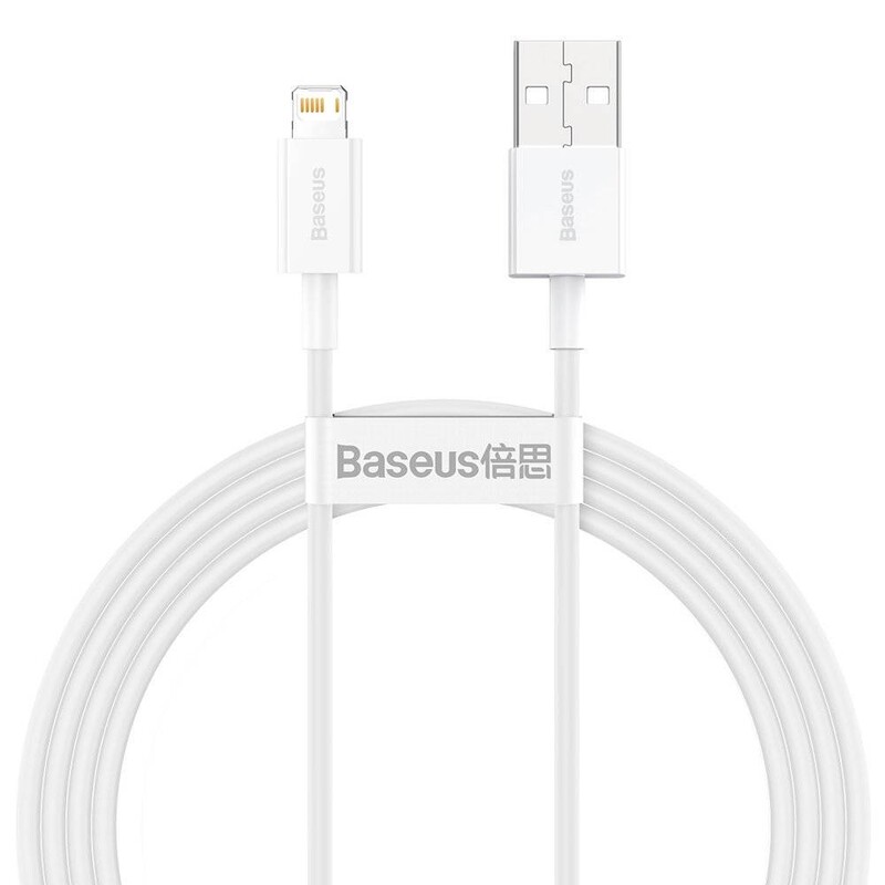 Кабель Baseus Superior Fast Charging USB-Lightning, 1.5м White (CALYS-B02)