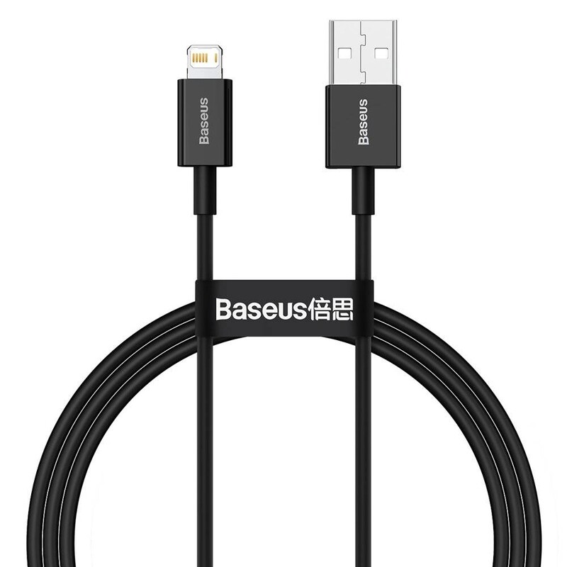 Кабель Baseus Superior Fast Charging USB-Lightning, 1м Black (CALYS-A01)