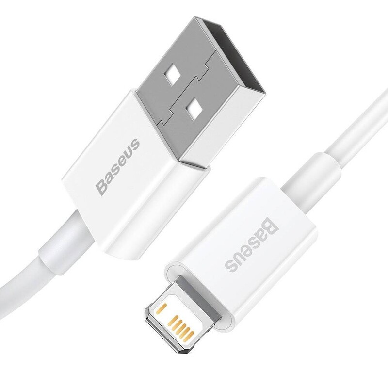 Кабель Baseus Superior Fast Charging USB-Lightning, 2м White (CALYS-C02)
