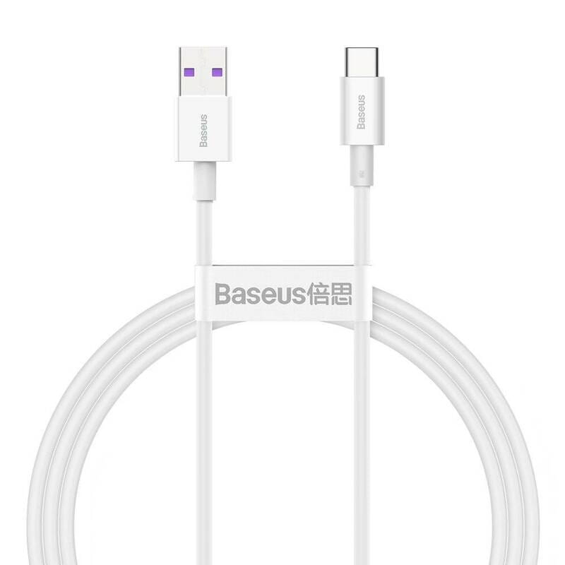 Кабель Baseus Superior Fast Charging USB - USB Type-C (M/M), 2 м, White (CATYS-A02)