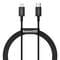 Фото - Кабель Baseus Superior Fast Charging USB-C-Lightning, 1м Black (CATLYS-A01) | click.ua