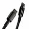Фото - Кабель Baseus Tungsten Gold USB-C-USB-C, 2м Black (CATWJ-A01) | click.ua