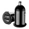 Фото - Автомобильное зарядное устройство Baseus Grain Pro (2USB, 4.8A) Black (CCALLP-01) | click.ua