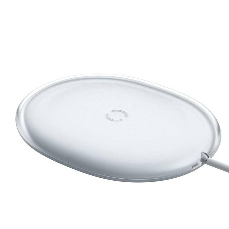 Беспроводное зарядное устройство Baseus Jelly 15W White (WXGD-02)