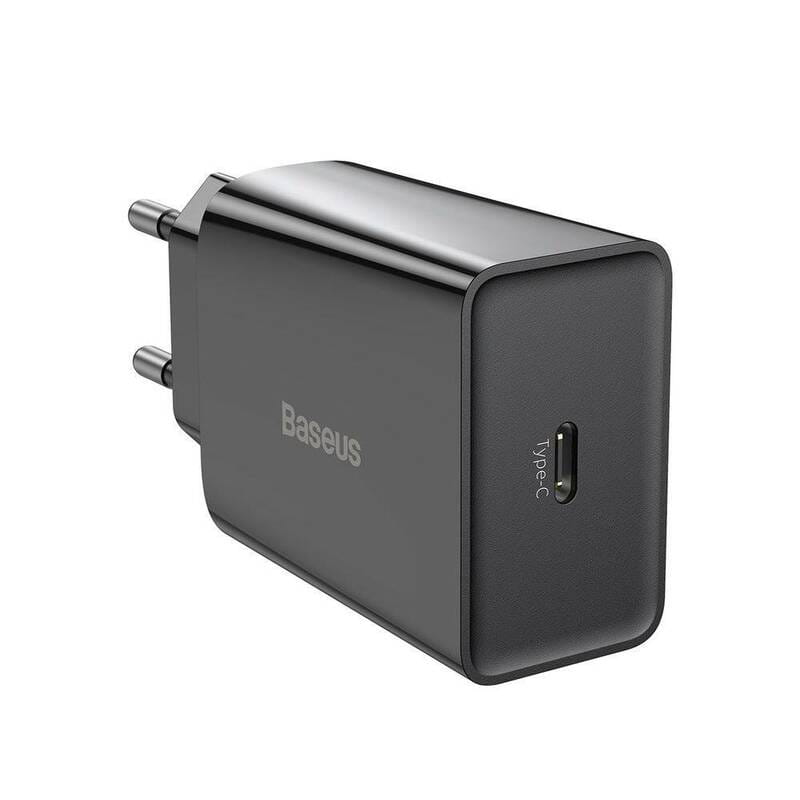 Сетевое зарядное устройство Baseus Speed Mini PD Charger (1USB-C) 20W Black (CCFS-SN01)