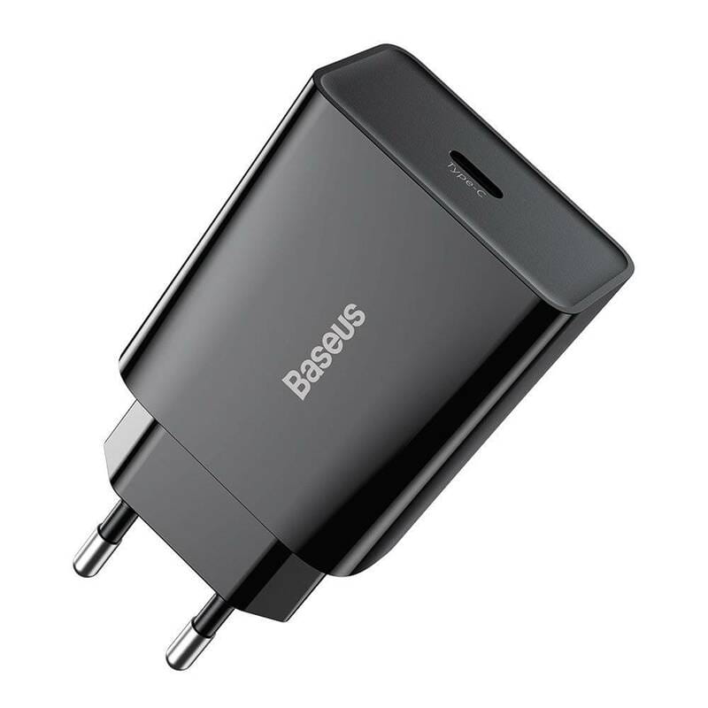 Сетевое зарядное устройство Baseus Speed Mini PD Charger (1USB-C) 20W Black (CCFS-SN01)