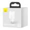 Фото - Мережевий зарядний пристрій Baseus Super Silicone PD Charger (1USB-C) 20W White (CCSUP-B02) | click.ua