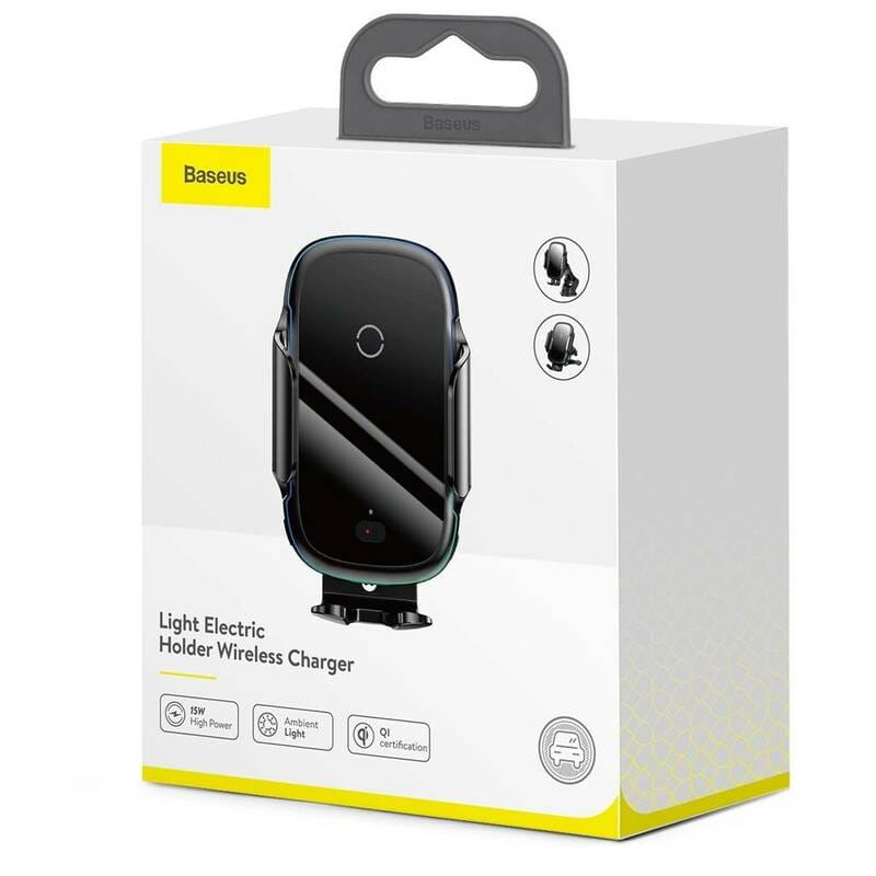 Беспроводное зарядное устройство Baseus Light Electric 15W Black (WXHW03-01)