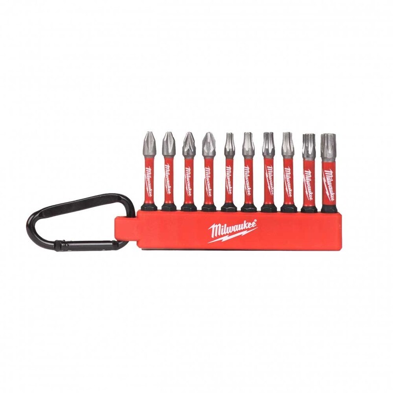 Набір біт Milwaukee Shockwave carabiner, 50 мм, 10шт (4932480941)