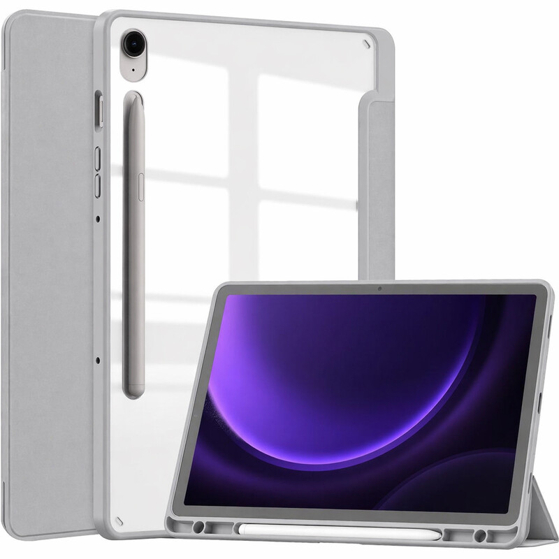 Чeхол-книжка BeCover Soft Edge с креплением для стилуса для Samsung Galaxy Tab S10 Lite SM-X400/406 10.9" Gray (715766)