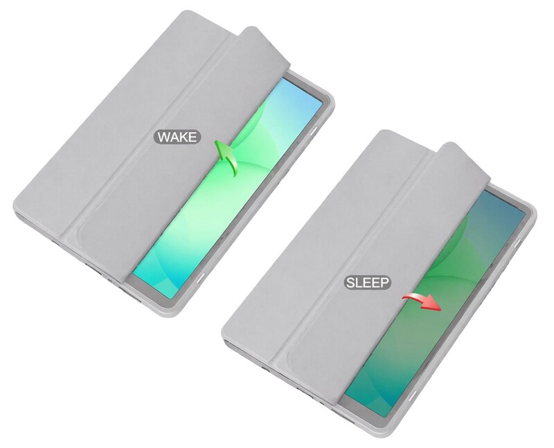 Чeхол-книжка BeCover Soft Edge с креплением для стилуса для Samsung Galaxy Tab S10 FE (SM-X520/SM-X526) 10.9" Gray (715770)