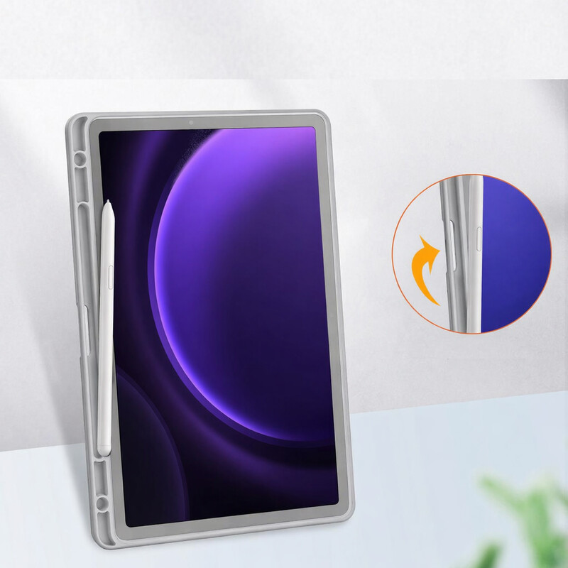 Чeхол-книжка BeCover Soft Edge с креплением для стилуса для Samsung Galaxy Tab S10 FE (SM-X520/SM-X526) 10.9" Gray (715770)