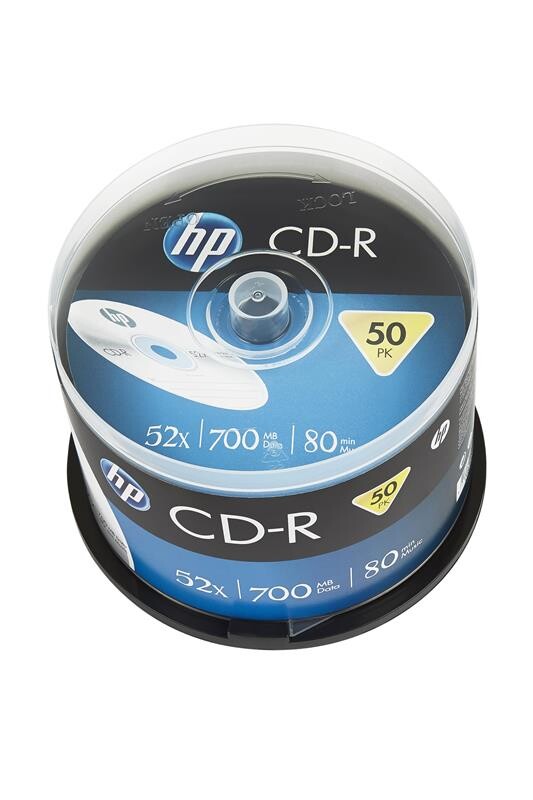 Диски CD-R HP (69307 /CRE00017-3) 700MB 52x, шпиндель, 50 шт