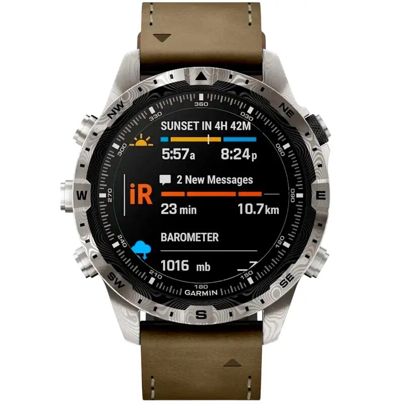 Смарт-часы Garmin Marq Adventurer Gen 2 Silver/Brown (010-03393-31)