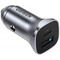 Фото - Автомобильное зарядное устройство Ugreen CD130 (USB-C + USB-A) 30W Grey (40858) | click.ua