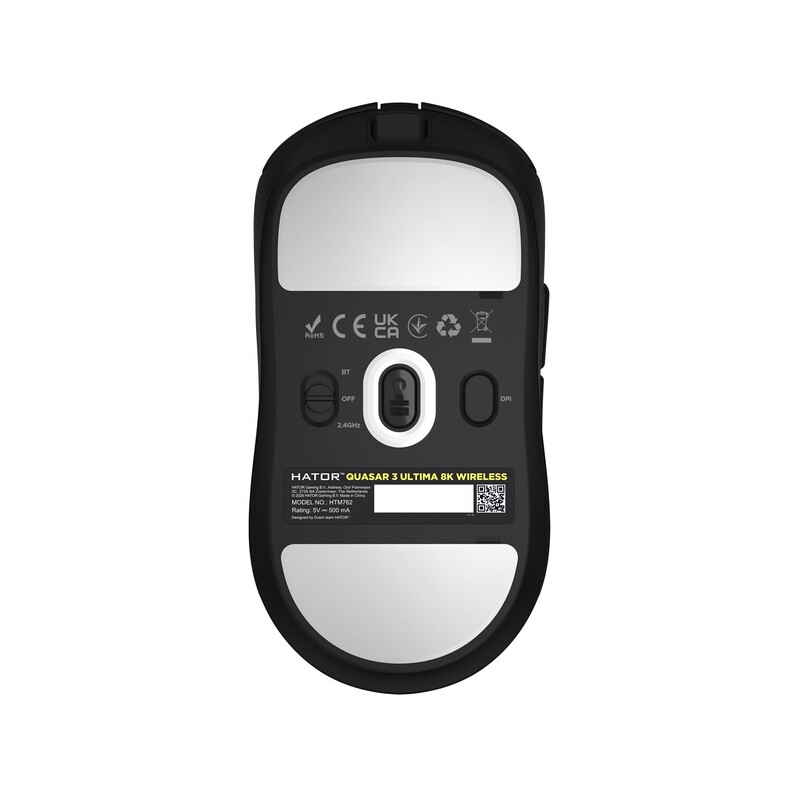 Мышь беспроводная Hator Quasar 3 Ultima 8K Wireless Black (HTM762)