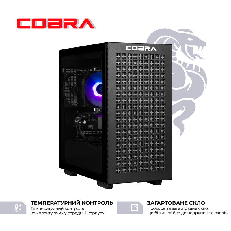 Игровой компьютер COBRA Performance RTX 5070 / Ryzen 7 7700 / RAM 32GB / SSD 1TB (P57773210V23145)
