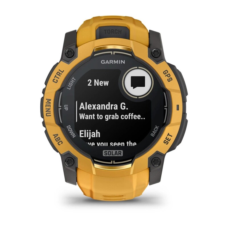 Смарт-годинник Garmin Instinct 3 Sunburst/Gray (010-02935-02)